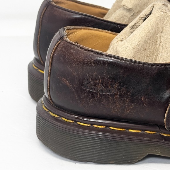 Dr. Martens Brown Leather Mary Janes - Picture 3 of 16